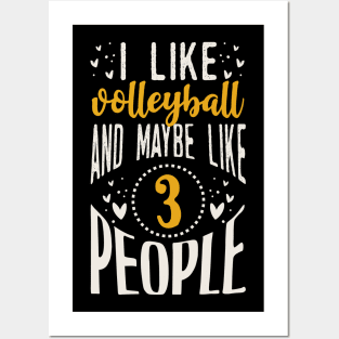 Funny Vollyball Gift Posters and Art